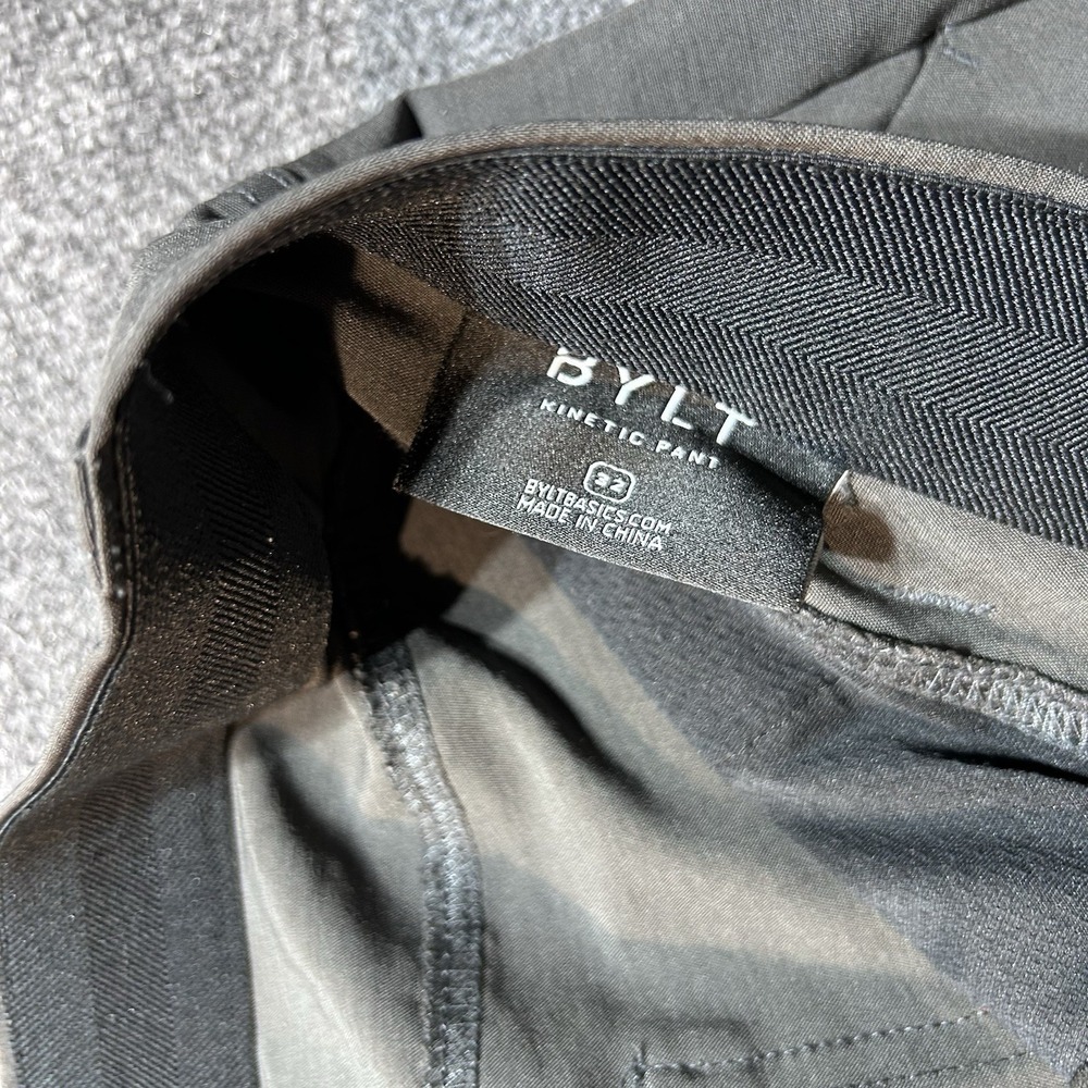 BYLT Premium Basics Everyday Pant 2.0 Mens 32x30 Black Stretch Chino Straight - Picture 10 of 10